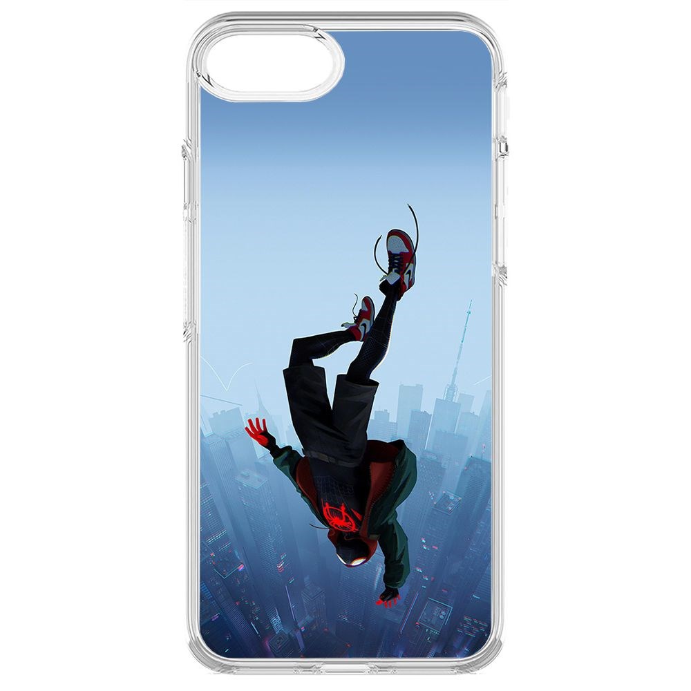 

Чехол-накладка Krutoff Clear Case Человек-Паук, Майлз Моралес для iPhone 7, Прозрачный