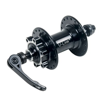 Втулка передняя U-Link GL-B31F-QS32 Disc, под эксцентрик, 32 спицы, OLD 100 мм