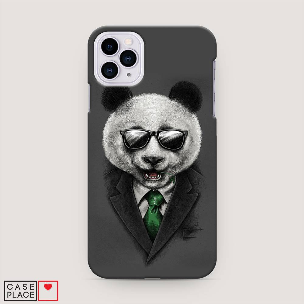 

Пластиковый чехол "Деловая панда" на Apple iPhone 11 Pro Max, 12220-7