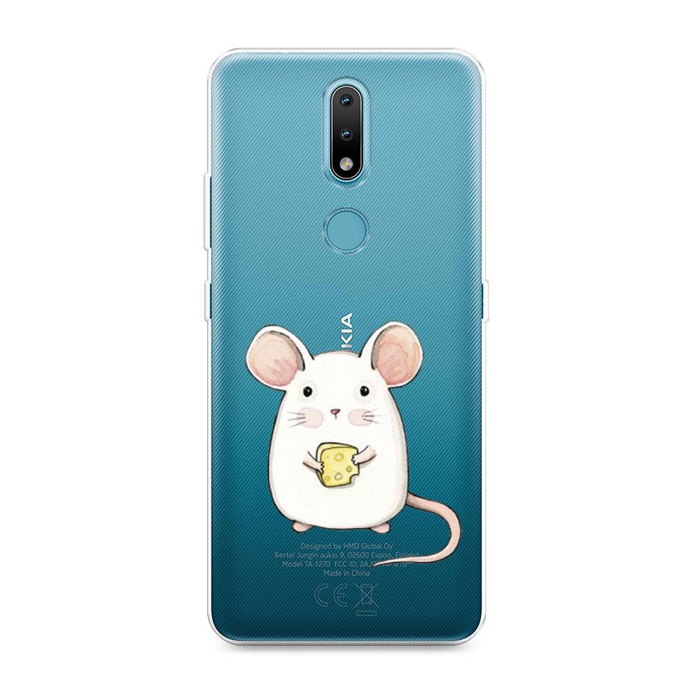 

Чехол Awog на Nokia 2.4 / Нокиа 2.4 "Мышка", Белый;розовый;прозрачный, 123850-1