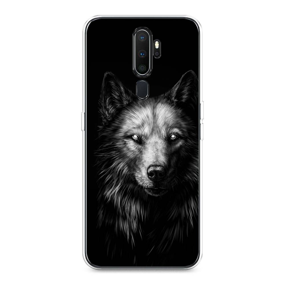 

Чехол Awog на Oppo A5/A9 2020 "Волк черно белый", Разноцветный, 251350-1