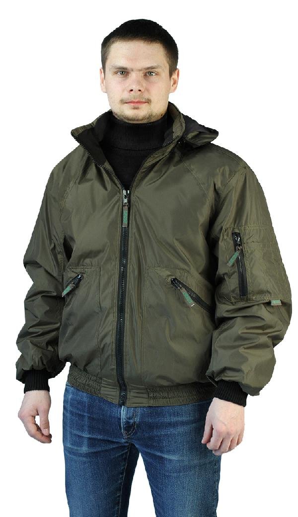 Куртка для рыбалки Ursus Бомбер, хаки, 56 RU/58 RU, 182-188