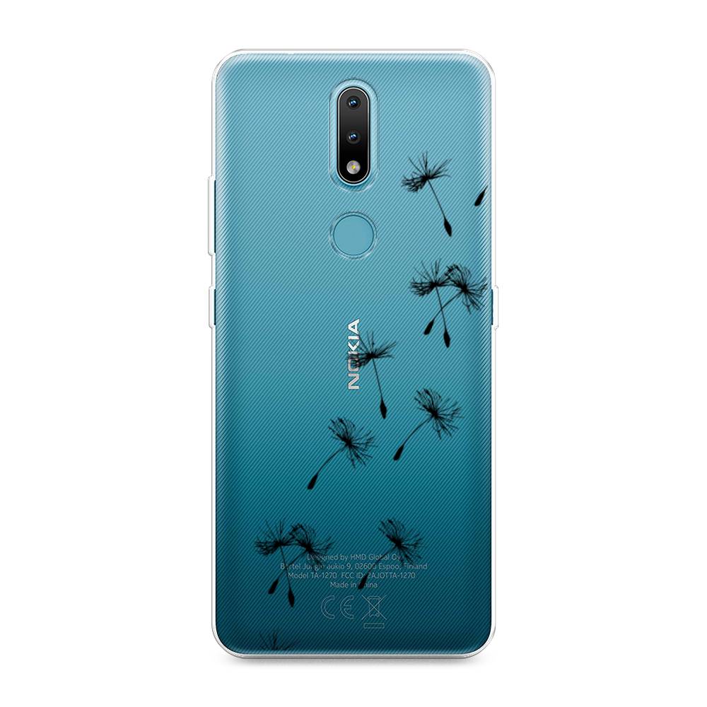 

Чехол Awog на Nokia 2.4 / Нокиа 2.4 "Летящие одуванчики", Черный, 123850-8