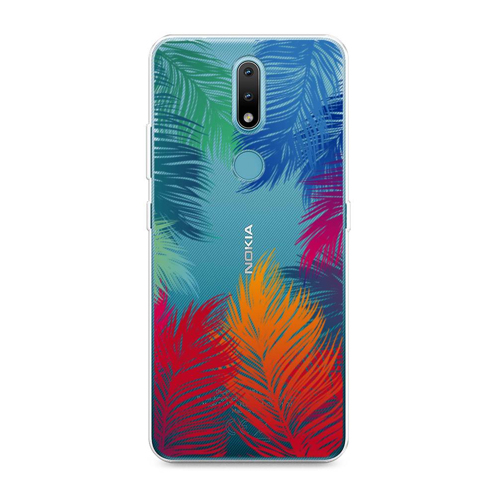 фото Чехол awog "рамка из перьев" для nokia 2.4