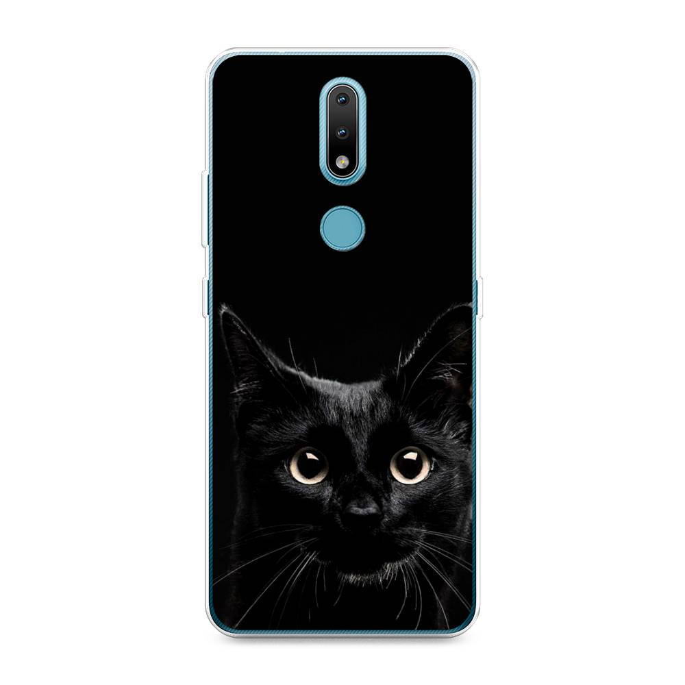 

Чехол Awog на Nokia 2.4 / Нокиа 2.4 "Добрый кот", Черный, 123850-1