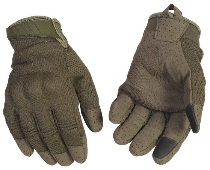 Перчатки тактические со скрытой защитой (олива) размер XL