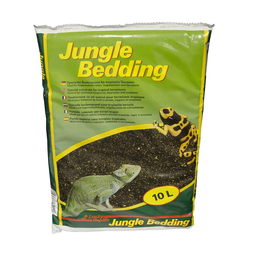 Грунт для террариума Lucky Reptile Jungle Bedding, черный, 4,6 кг