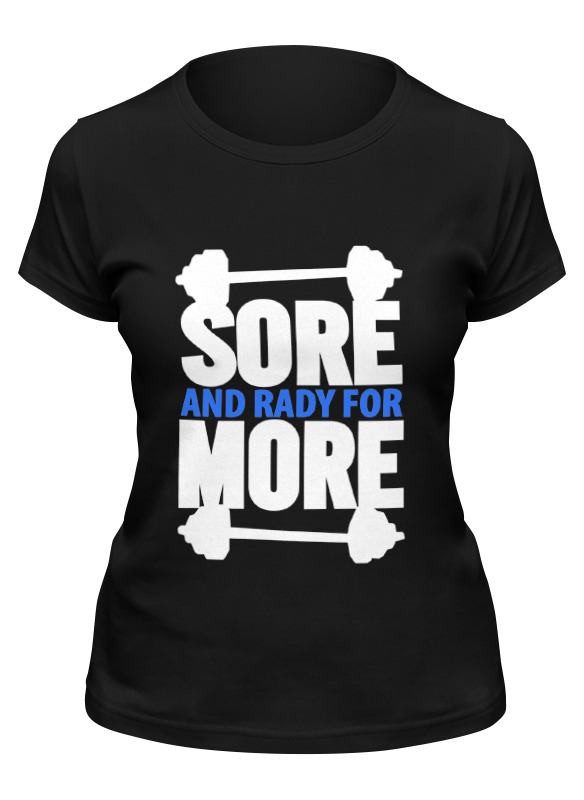 фото Футболка женская printio фитпит.рф - спортивное питание черная l