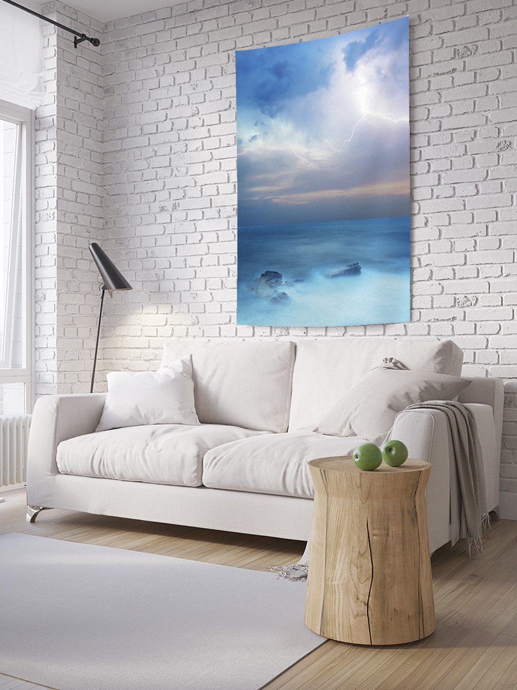 

Вертикальное фотопанно на стену JoyArty Погода злится 150x200 см, Погода злится