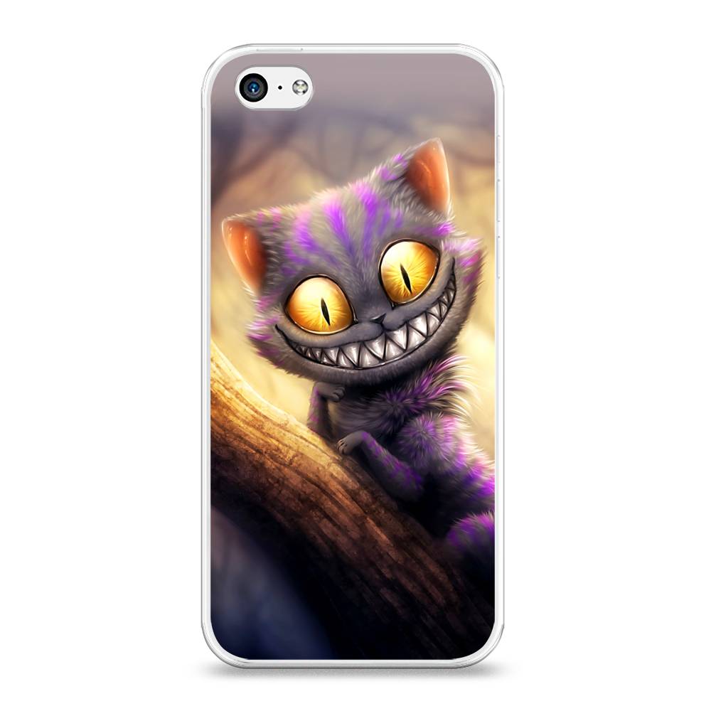 

Чехол Awog на Apple iPhone 5C / Айфон 5C "Cheshire Cat", Фиолетовый;желтый, 10250-1