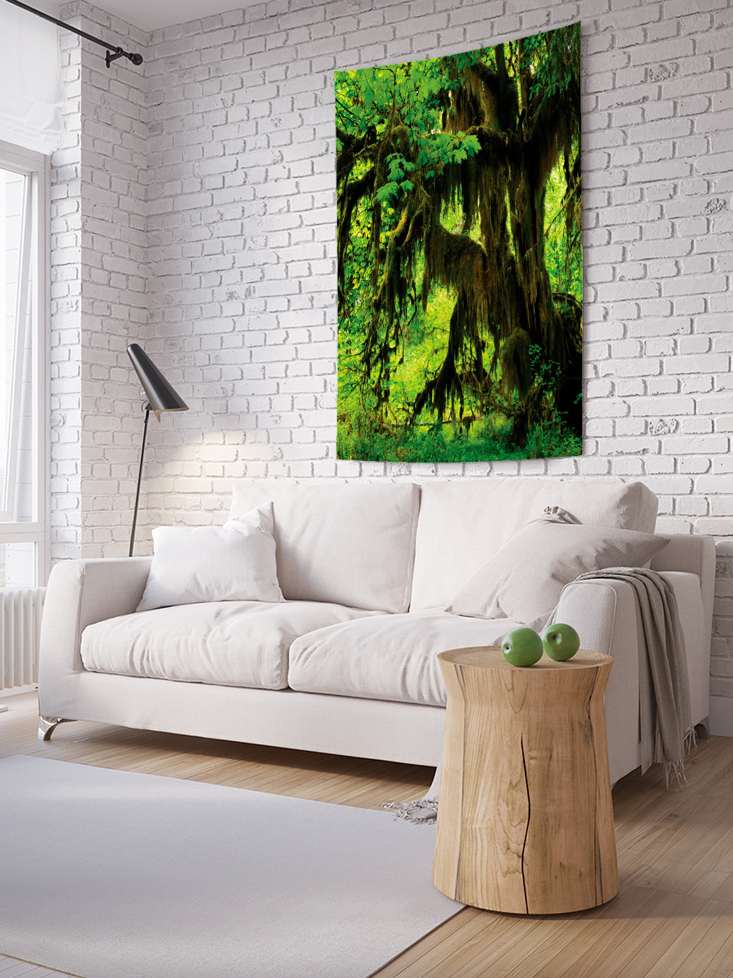 

Вертикальное фотопанно на стену JoyArty Мохнатый лес 150x200 см, Мохнатый лес