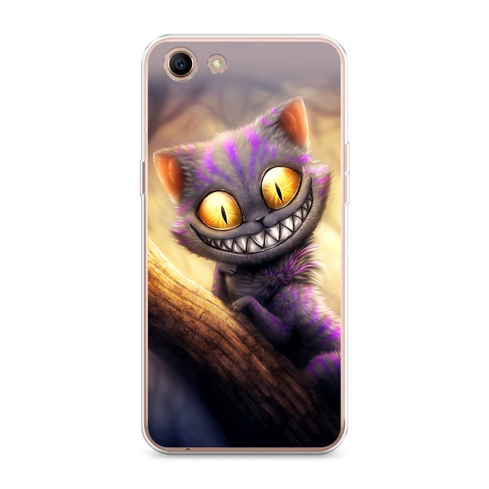 

Чехол Awog на Oppo A83 "Cheshire Cat", Фиолетовый;желтый, 250150-1