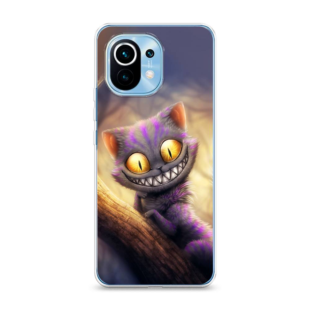 

Чехол Awog на Xiaomi Mi 11 "Cheshire Cat", Фиолетовый;желтый, 39450-1