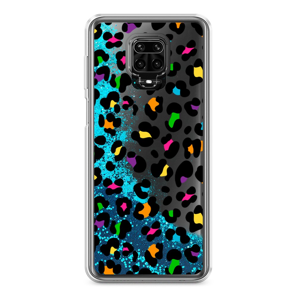 

Жидкий чехол с блестками "Яркий леопард" на Xiaomi Redmi Note 9S, 37993-1