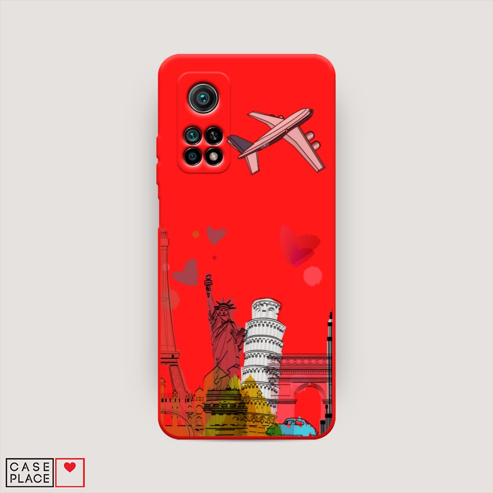 

Чехол Awog на Xiaomi Mi 10T/Mi 10T Pro "Самолет путешествий", Разноцветный, 37753-1
