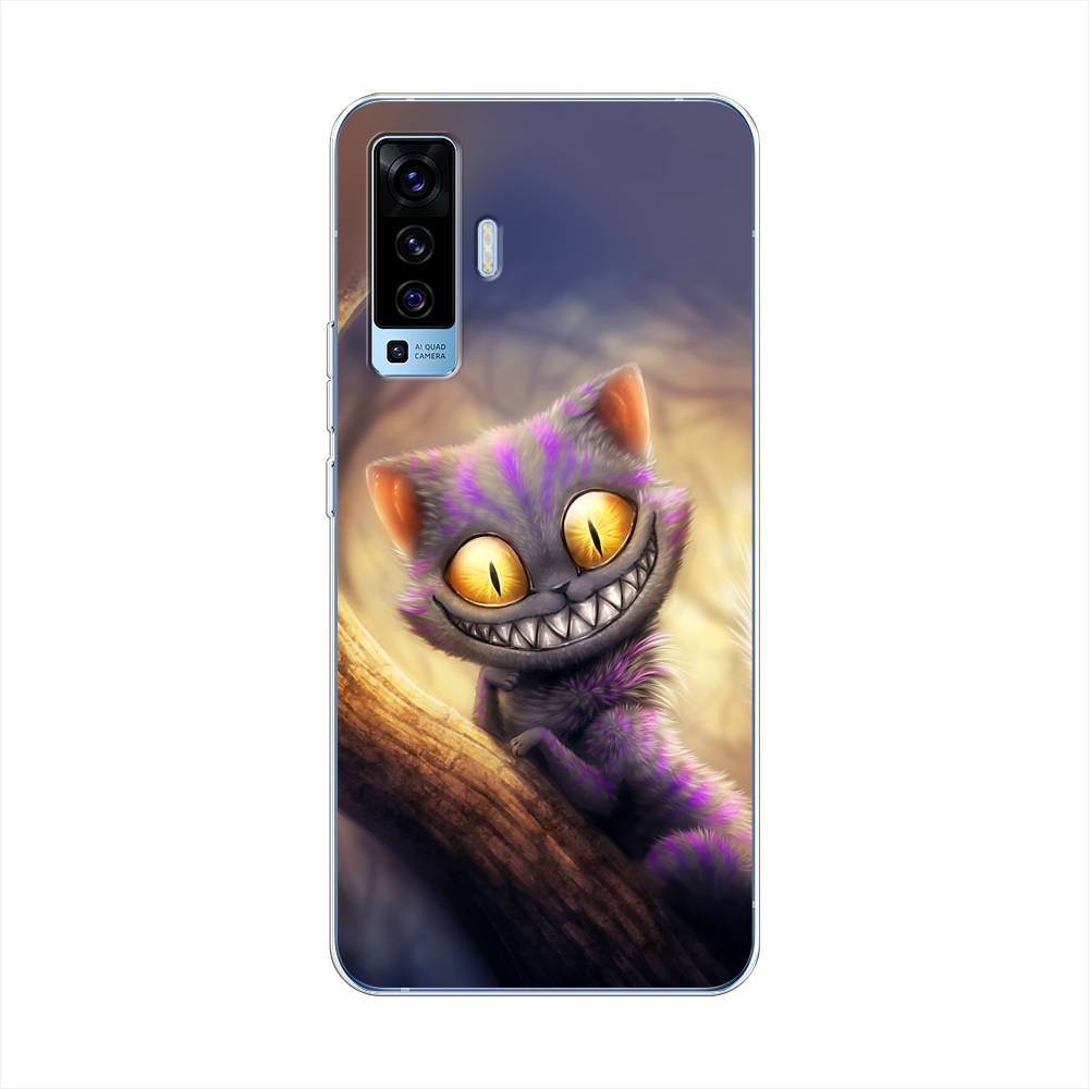 

Чехол Awog на Vivo X50 "Cheshire Cat", Фиолетовый;желтый, 262250-1