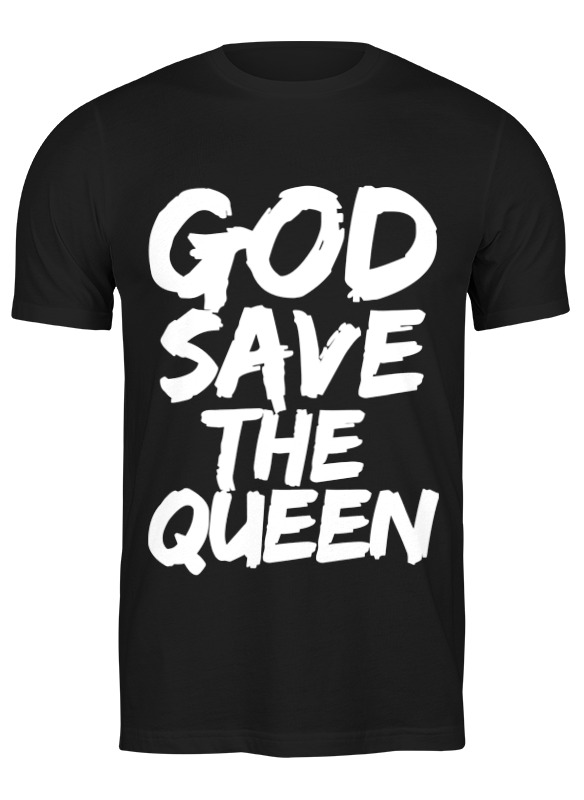 

Футболка мужская Printio God save the queen (боже, храни королеву) черная S, Черный, God save the queen (боже, храни королеву)