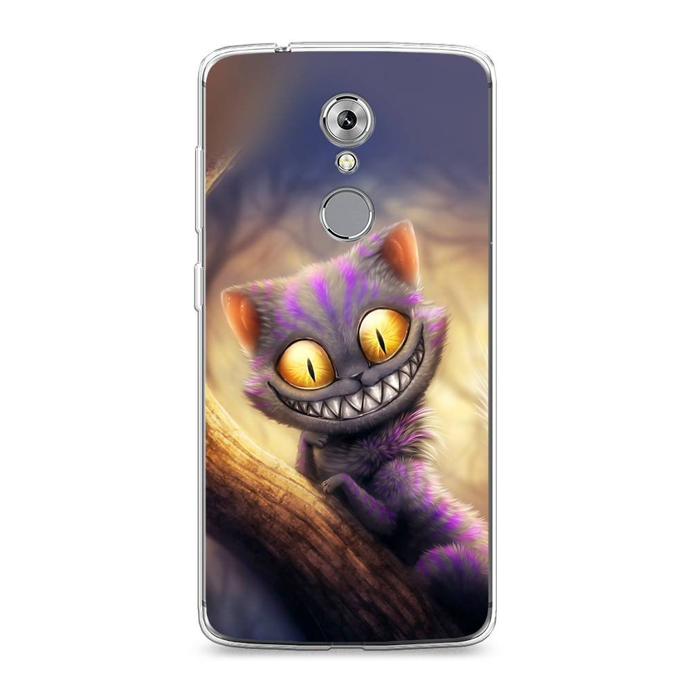 

Чехол Awog на ZTE Axon 7 / ЗТЕ Axon 7 "Cheshire Cat", Фиолетовый;желтый, 131450-1