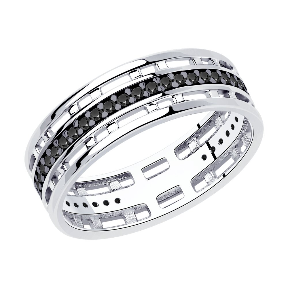 

Кольцо из серебра р. 23 Diamant 94-110-01310-1, фианит, 94-110-01310-1