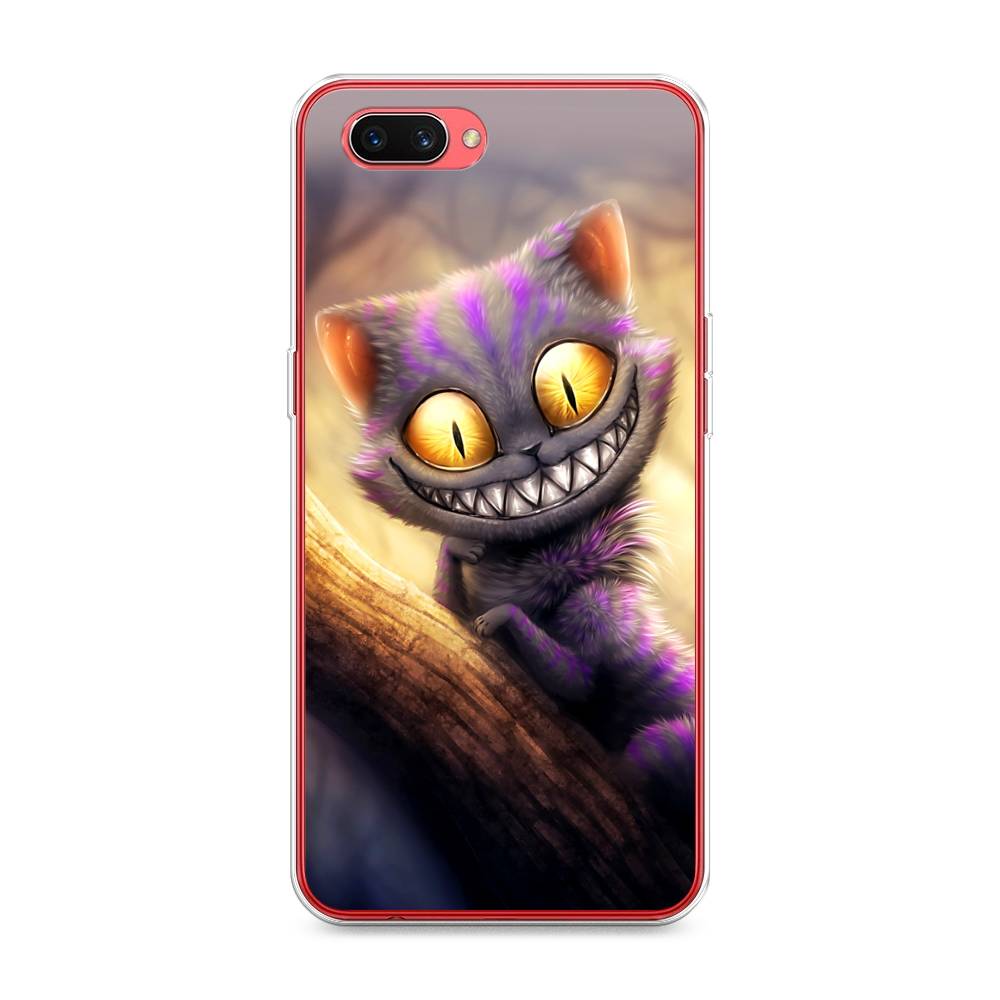 

Чехол Awog на Oppo A3s "Cheshire Cat", Фиолетовый;желтый, 250650-1