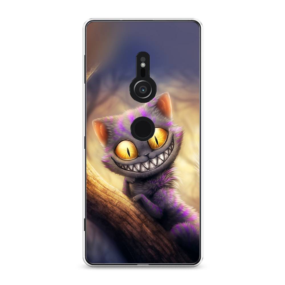 

Чехол Awog на Sony Xperia XZ2 "Cheshire Cat", Фиолетовый;желтый, 52850-1