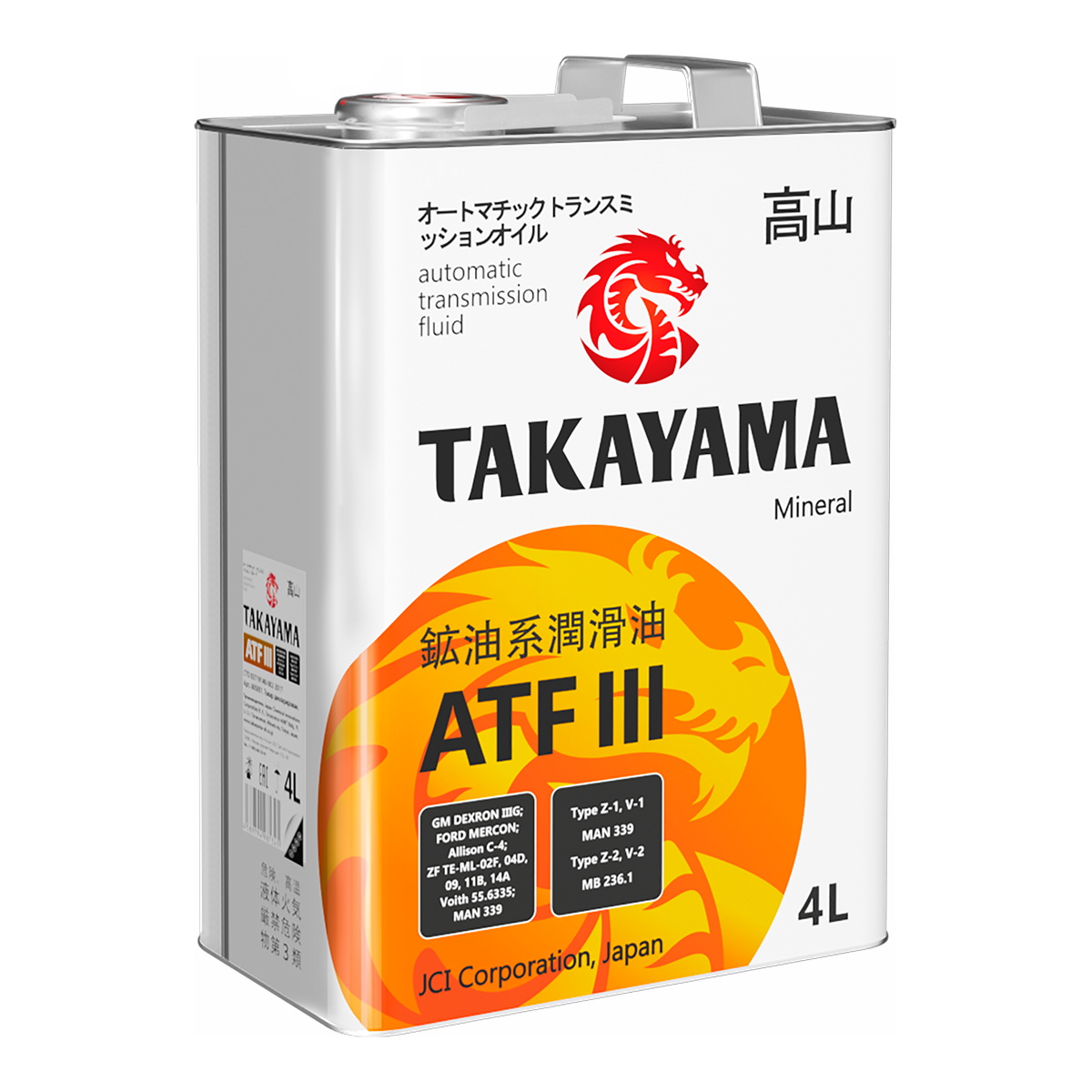 Takayama Transmission Atf Lll 1л Металл TAKAYAMA арт. 605600/605050