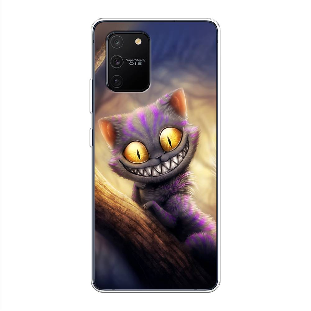 

Чехол Awog на Samsung Galaxy S10 Lite / Самсунг S10 Lite "Cheshire Cat", Фиолетовый;желтый, 210050-1