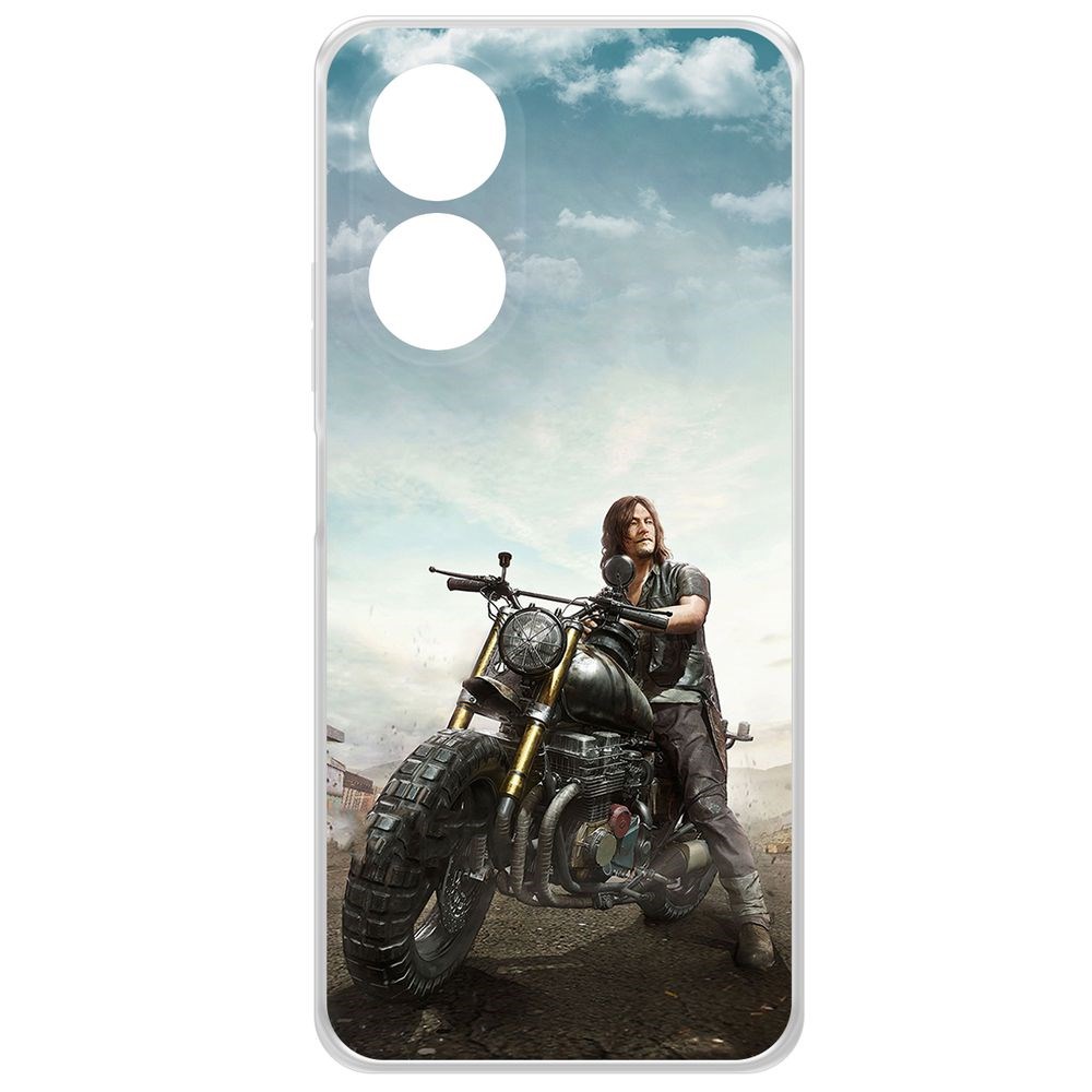 

Чехол-накладка Krutoff Clear Case Ходячие мертвецы. Дэрил для Oppo A58 4G, Прозрачный