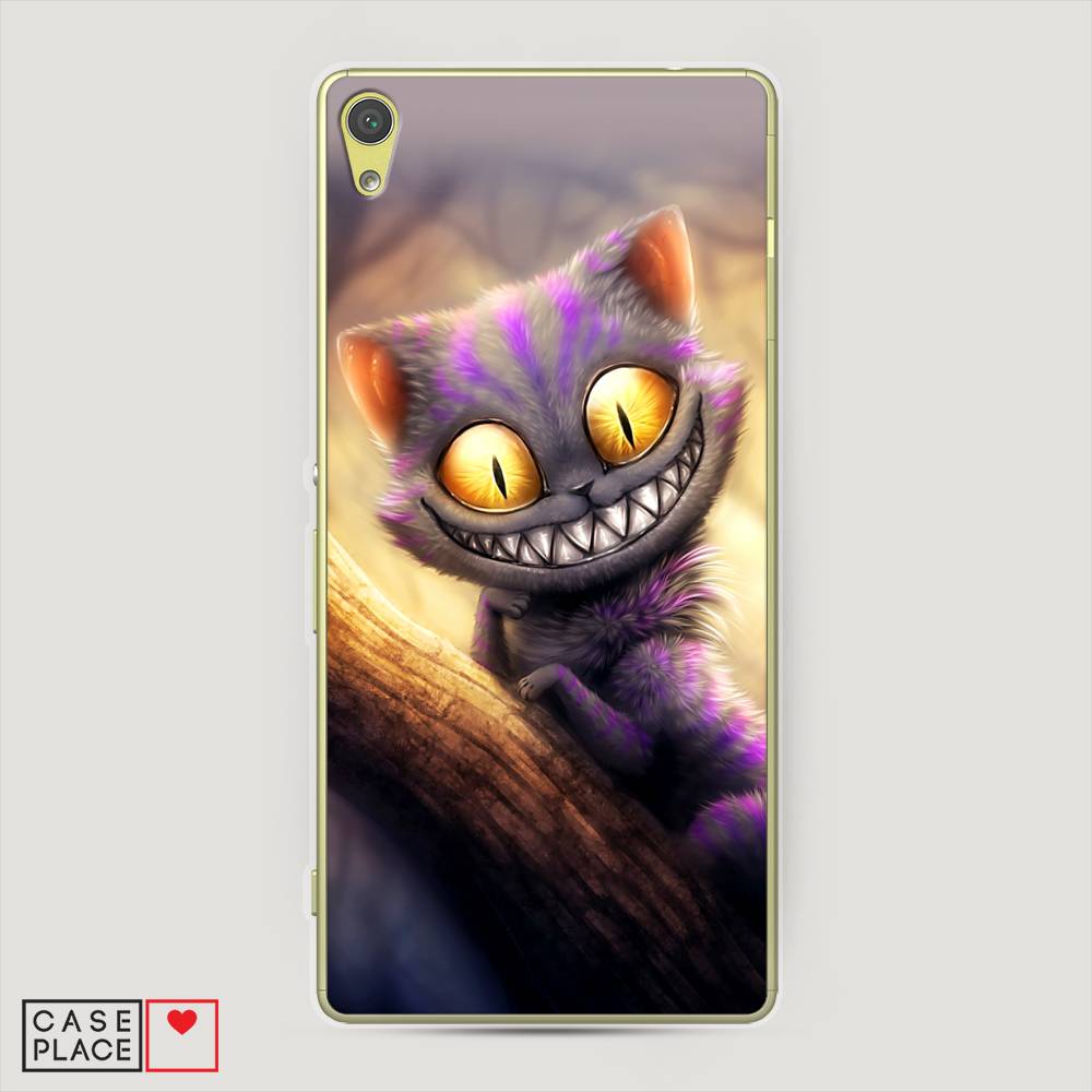 

Чехол Awog на Sony Xperia XA "Cheshire Cat", Фиолетовый;желтый, 51250-1