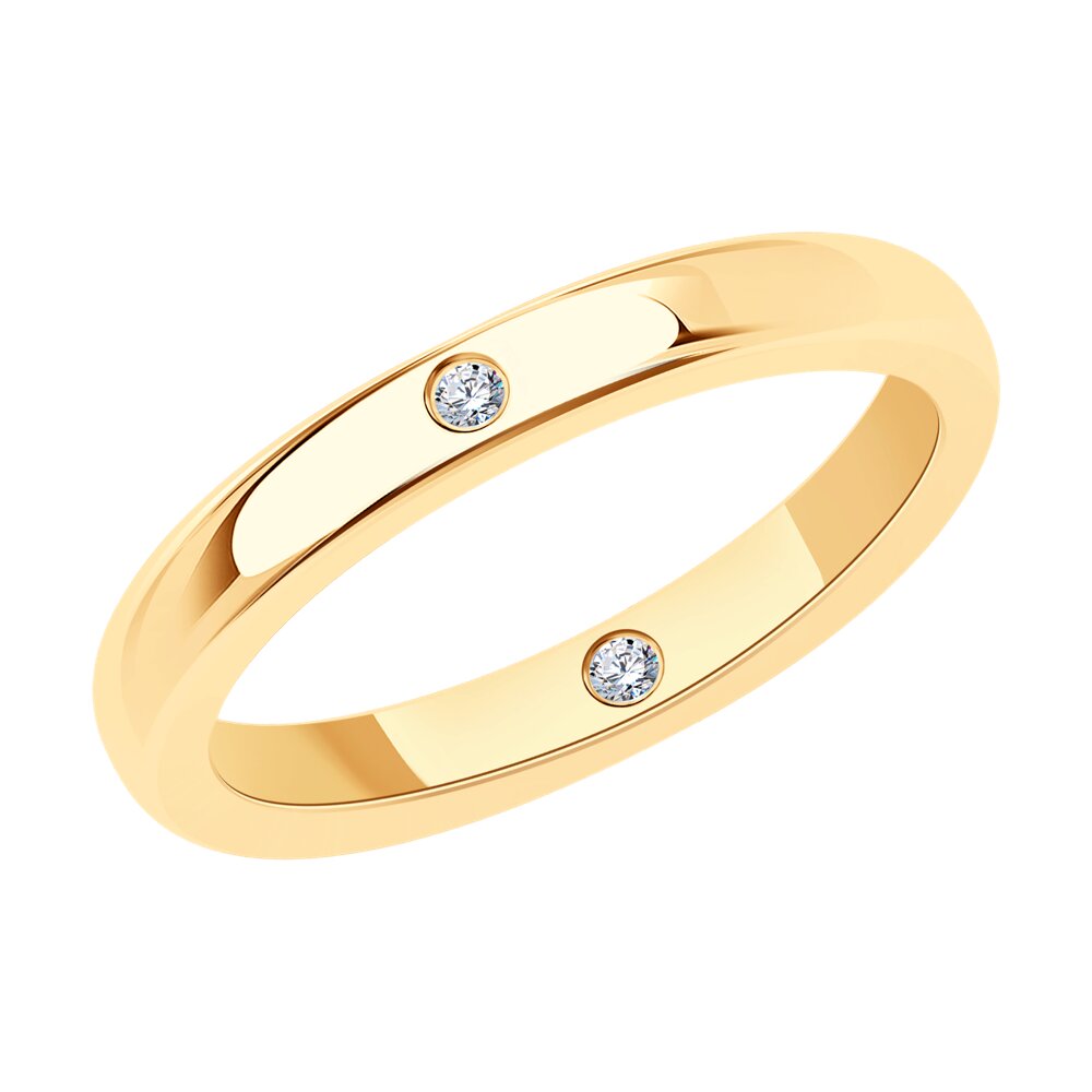 

Кольцо из серебра р. 17 Diamant 93-110-02028-2, фианит, 93-110-02028-2