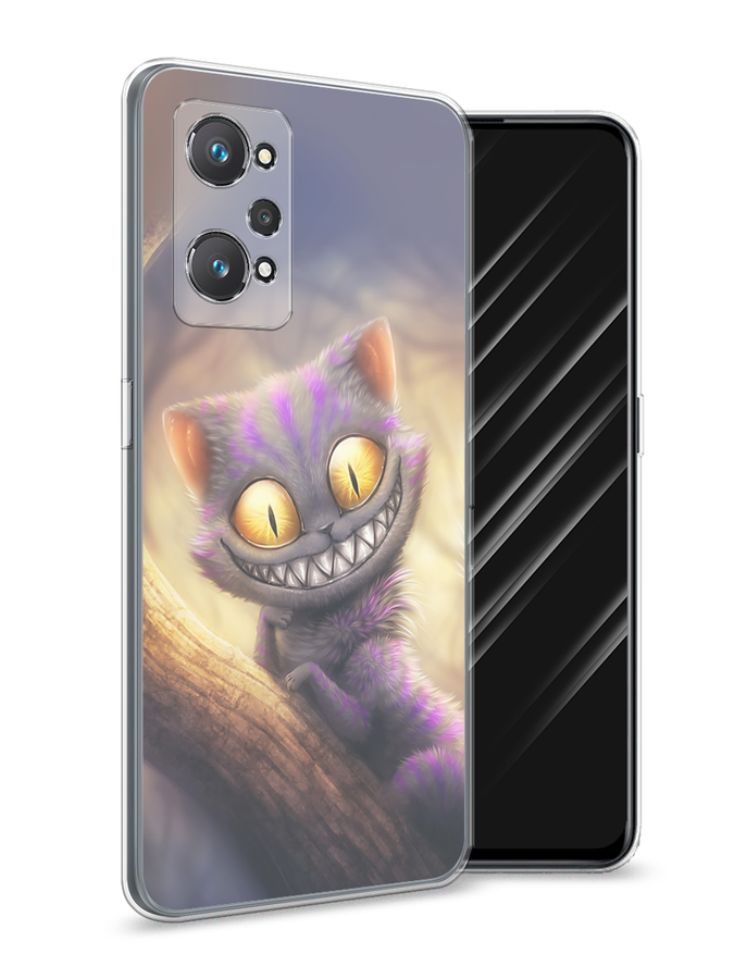 

Чехол Awog на Realme GT Neo 2 "Cheshire Cat", Фиолетовый;желтый, 257750-1