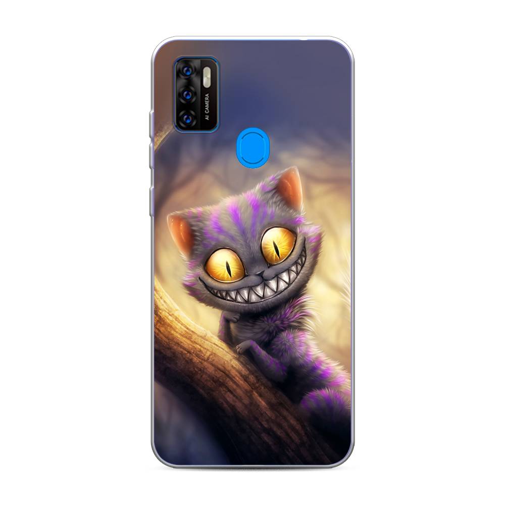 

Чехол Awog на ZTE Blade A7s 2020 / ЗТЕ Блэйд A7s 2020 "Cheshire Cat", Фиолетовый;желтый, 133950-1