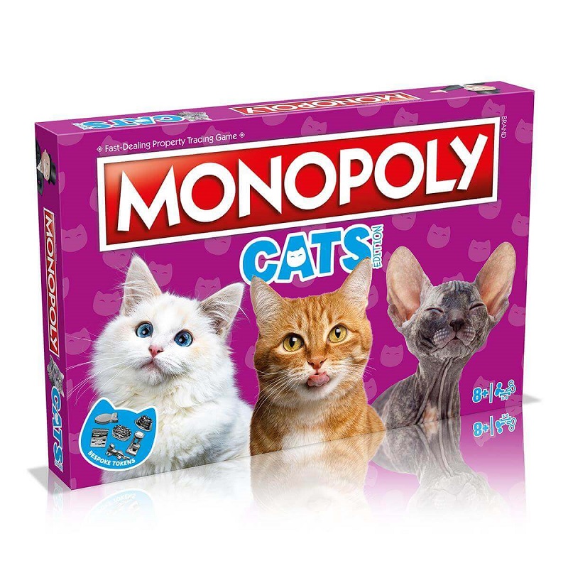 Настольная игра Hasbro Monopoly Cats Монополия Кошки WM03528-EN1-6