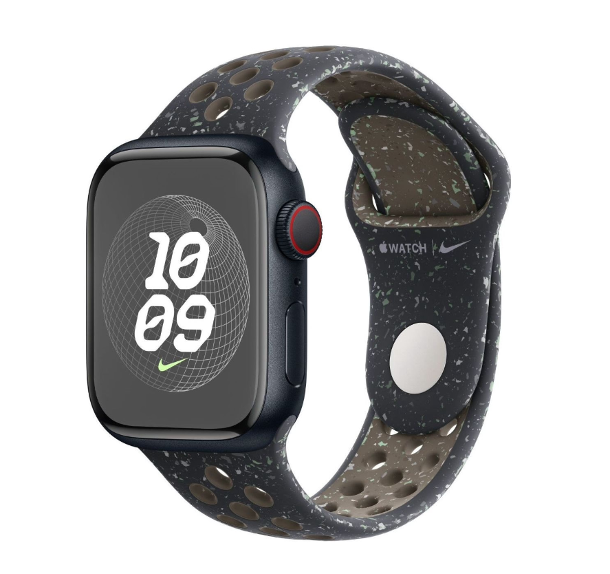 

Смарт-часы Apple Watch S9 41mm Midnight Alumin. Sky Nike Sport S/M, Watch S9 41mm Midnight Alumin. Sky Nike Sport S/M