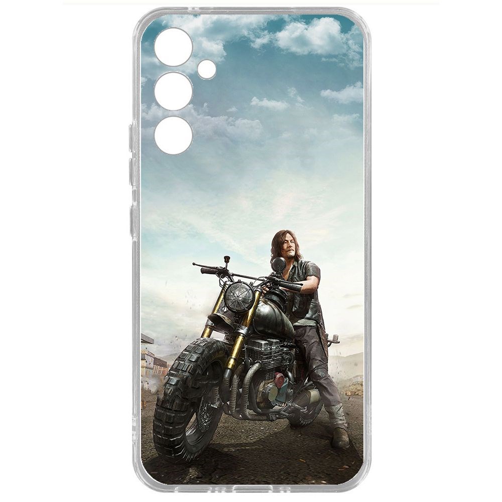 Чехол-накладка Krutoff Clear Case Ходячие мертвецы, Дэрил для Samsung Galaxy A34 5G (A346)