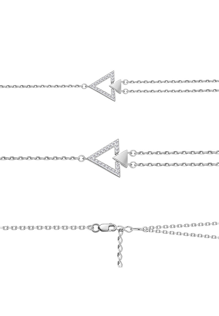 Браслет из серебра с фианитом р. 17 Kari Jewelry 74587А.5