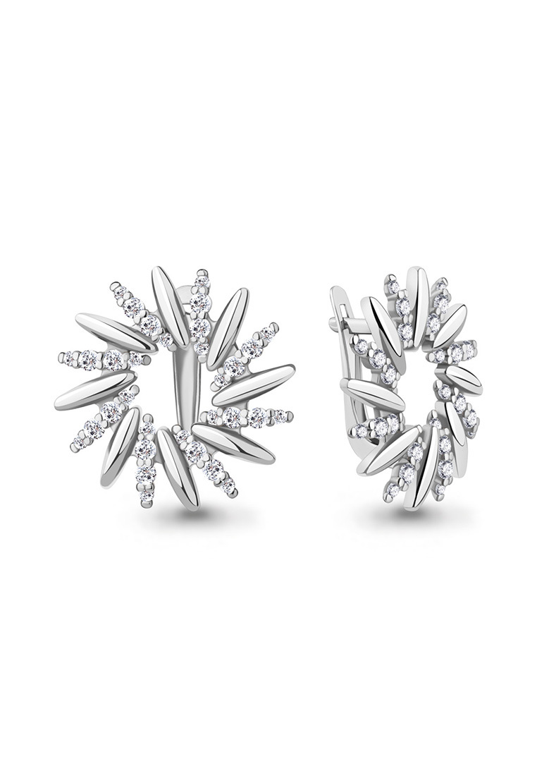 

Серьги из серебра с фианитом Kari Jewelry 49918А.5, 49918А.5