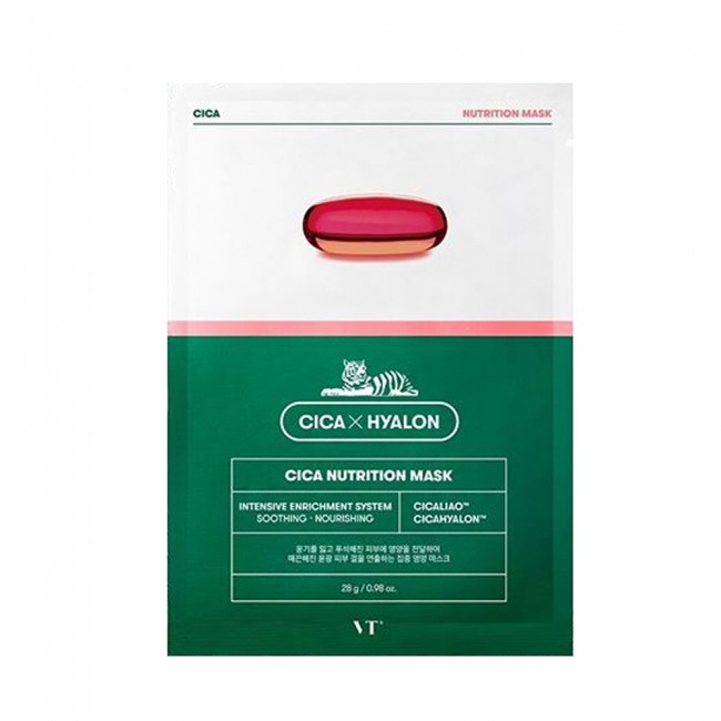 фото Маска тканевая vt cosmetic vt cica nutrition mask vt cosmetics