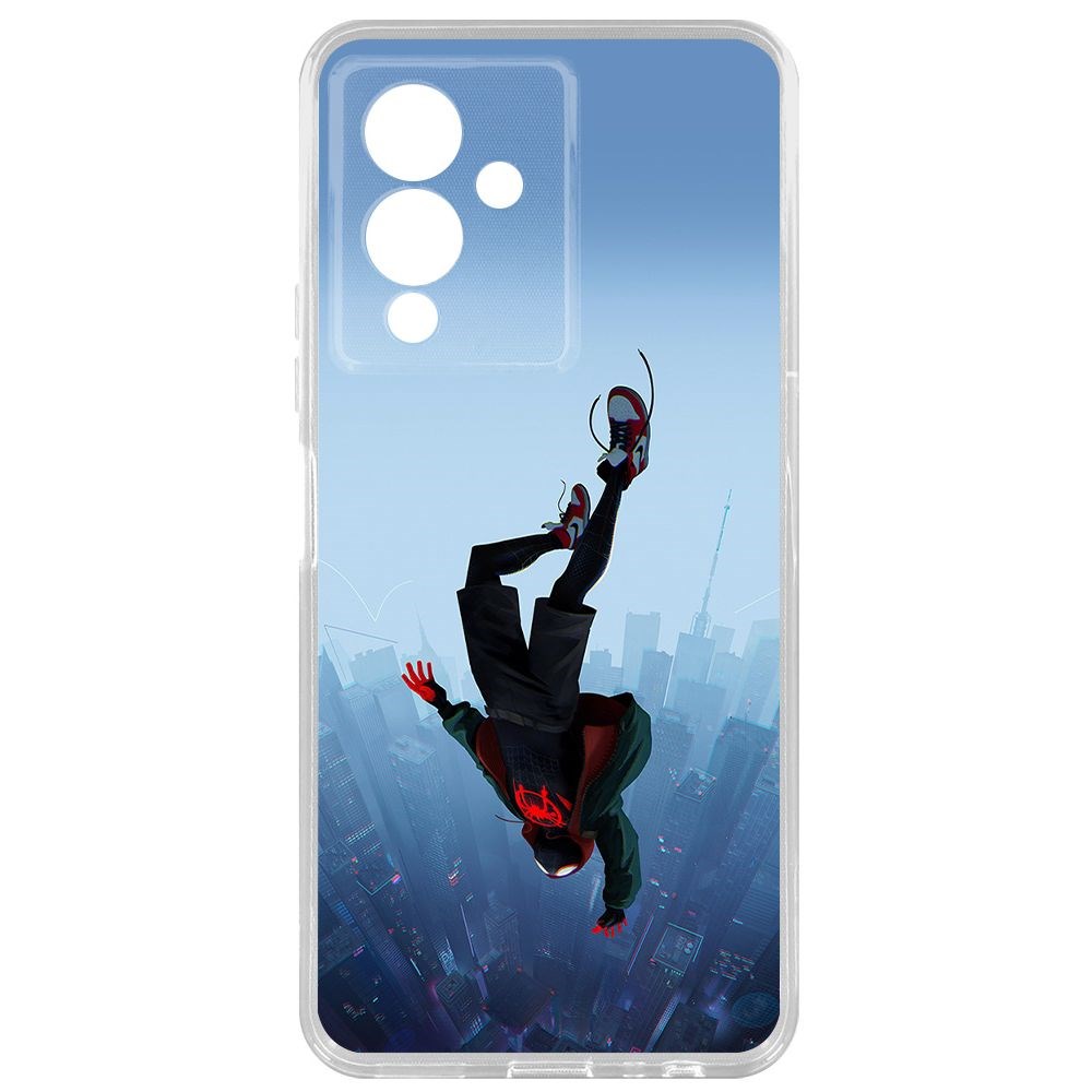 Чехол-накладка Krutoff Clear Case Человек-Паук, Майлз Моралес для Infinix Note 12 Pro 5G