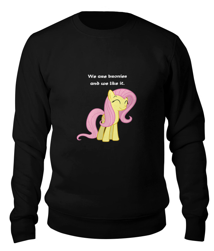 

Свитшот унисекс Printio We are bronies and we like it. черный S, We are bronies and we like it.