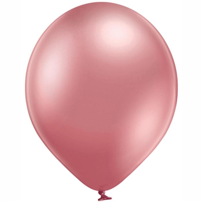 

Шар латексный 14", хром Glossy, розовый, набор 50 шт.
