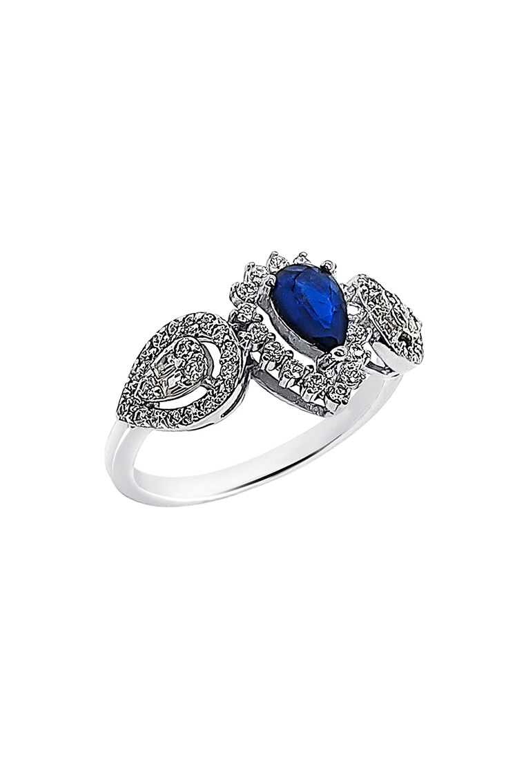 

Кольцо из серебра с фианитом р.  Kari Jewelry Ср925Р-4А5500Ф241, Ср925Р-4А5500Ф241