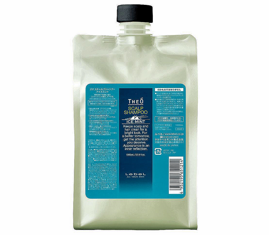 Шампунь LebeL Theo Scalp Shampoo Ice Mint 1214 1000 мл