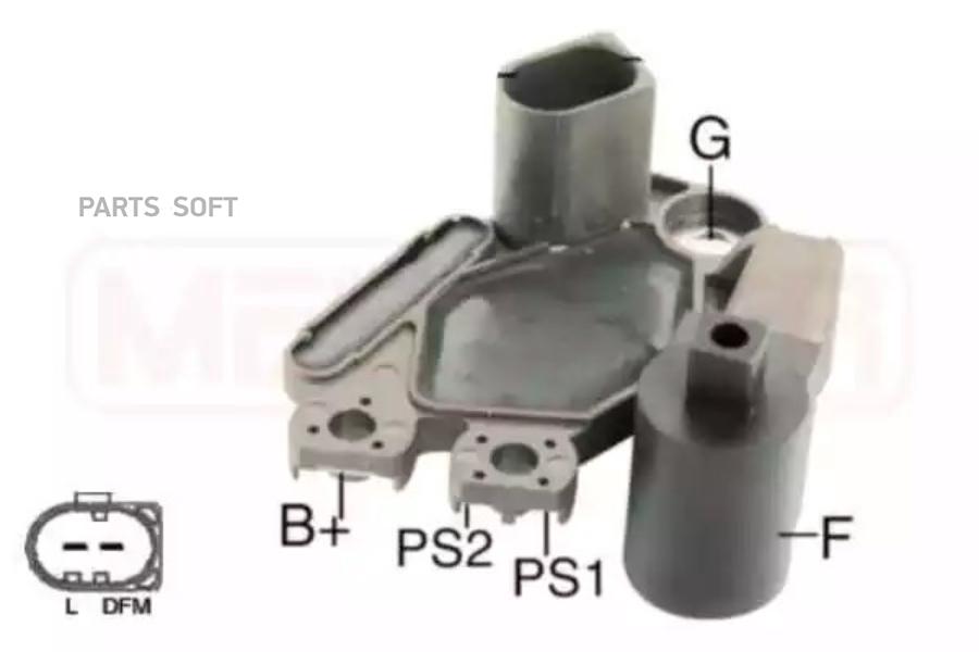 Регулятор напряжения генератора VAG A3/Octavia II/Passat B6/Tiguan (для VALEO) ERA 215845