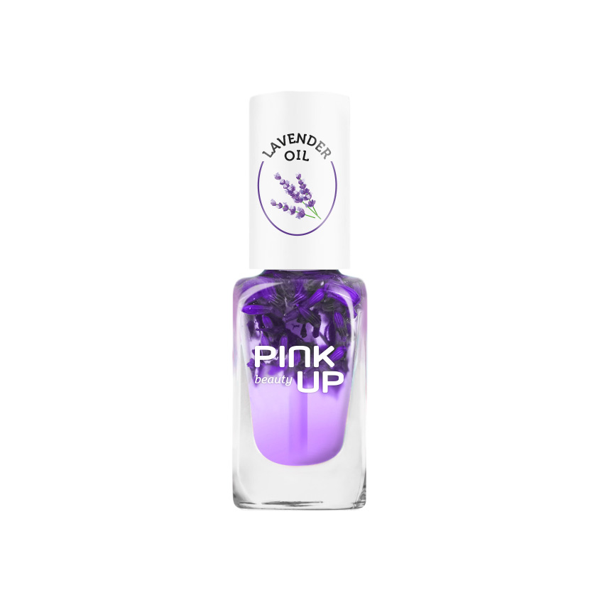 Масло для ногтей и кутикулы `PINK UP` `BEAUTY` lavender oil 11 мл