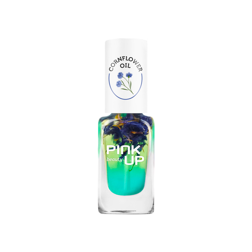 фото Масло для ногтей и кутикулы `pink up` `beauty` cornflower oil 11 мл