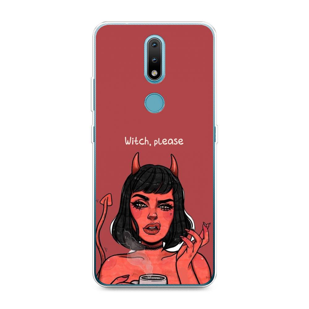 

Чехол Awog на Nokia 2.4 / Нокиа 2.4 "Evil Girl", Красный;черный, 123850-6