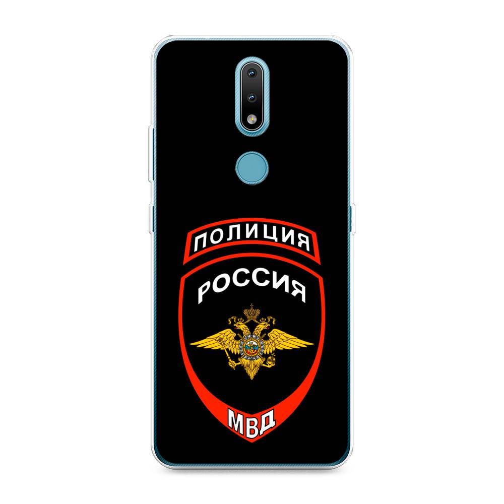 

Чехол Awog на Nokia 2.4 / Нокиа 2.4 "Полиция шеврон", Черный;красный;белый, 123850-5