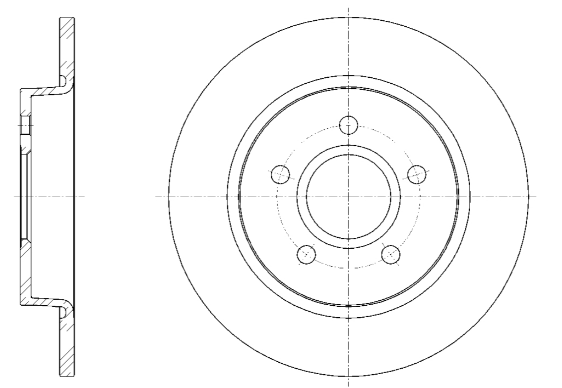 

AVANTECH 'BR3001S Диск тормозной 1шт