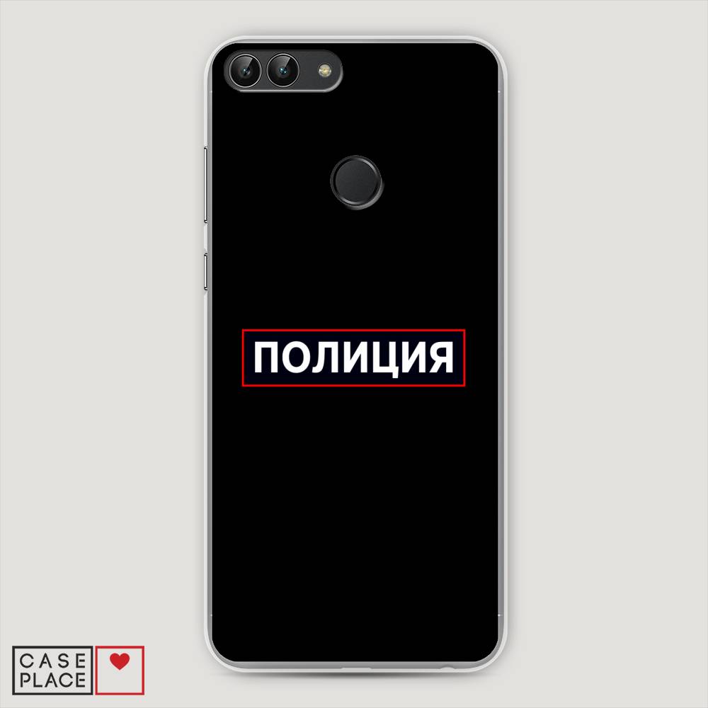 фото Чехол awog "police logo" для huawei p smart